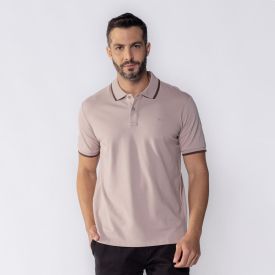 Camisa Polo Masculina De Algodão Marc Alain