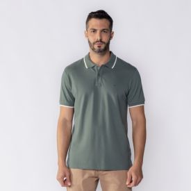 Camisa Polo Masculina De Algodão Marc Alain