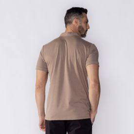 Camisa Polo Masculina De Piquet Com Bolso Marc Alain