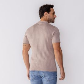 Camisa Polo Masculina Tricot Canelada Thing Fendi