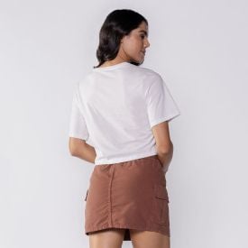 Camiseta Cropped Boby Blues Off White