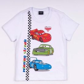 Camiseta Carros Infantil 1 a 3 Anos Disney