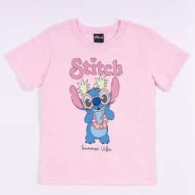 Camiseta Stitch Infantil 4 a 10 Anos Disney