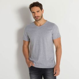 Camiseta Gola V Marc Alain Mescla