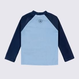 Camiseta Infantil Com Proteção UV Mickey 1 a 3 Anos Disney Azul