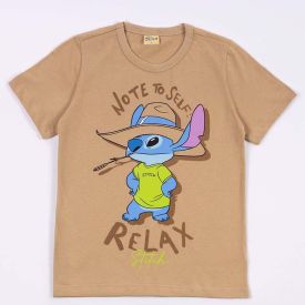 Camiseta Stitch Infantil 4 a 10 Anos Disney