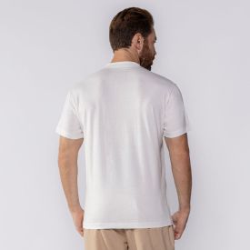 Camiseta Masculina De Algodão Gangster Off White