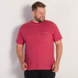 Camiseta Plus Masculino com Bolso Nicoboco Plus Vermelho