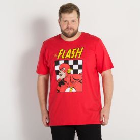 Camiseta Plus Size The Flash BandUP Medio
