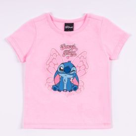 Camiseta Stitch Infantil 1 a 3 Anos Disney