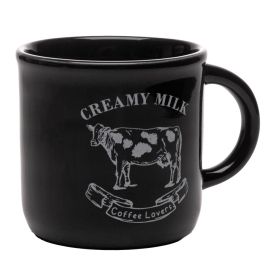 Caneca Creamy Milk 180Ml Lyor - PRETO