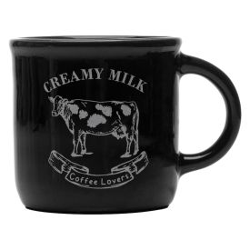 Caneca Creamy Milk 180Ml Lyor - Preto