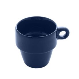 Caneca De Cerâmica Empilhável Lyor 210Ml - Azul