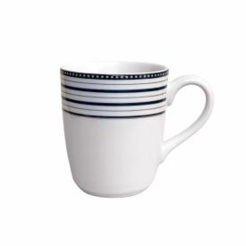 Caneca De Porcelana Com Pires Veneza Schmidt - 225ml
