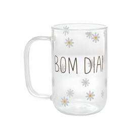 Caneca De Vidro Bom Dia Wolff - 280ml