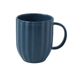 Caneca Em Cerâmica Sarah Azul Havan Casa  - 445ml