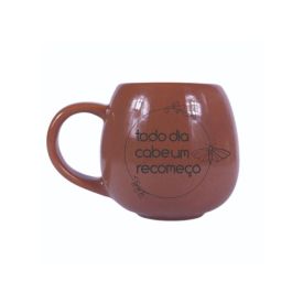 Caneca Moon Terracota Recomeço Mellie - 300Ml