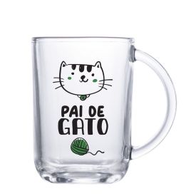 Caneca Pai De Gato Verona Ruvolo 315Ml - Vidro