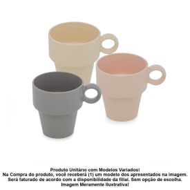 Caneca para Café Empilhável Lyor 290Ml - Sortido