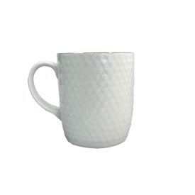 Caneca Victoria com Filete Dourado Havan Casa 190Ml - Branco