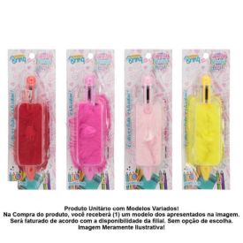 Caneta De Pelúcia 6 Cores Polibrinq - SCB35