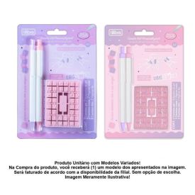 Kit Caneta Gel Personalizável 0.5 Tilibra - Sortido 