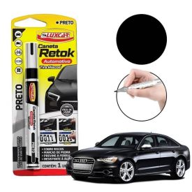 Caneta Retok Automotivo Luxcar Preto