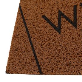 Capacho para Porta de Entrada 40X60 cm Vinil Havan Casa - Welcome Ouro