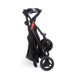 Carrinho De Bebê Delta 3 Rodas Voyage - Preta