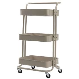 Carrinho Dubai Multiuso 3 Prateleiras Havan Casa - Cru