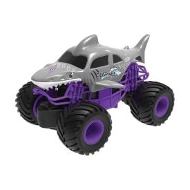 Carro com Controle Remoto Monster Truck Titan Shark Hot Wheels Multikids - Sortido