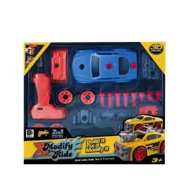 Carro Turbo Tools Mustang Azul 2 Em 1 Multikids - BR2161