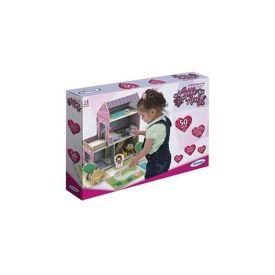 Casinha De Madeira 50 Peças Xalingo - Rosa