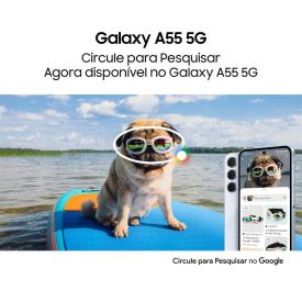 Celular Smartphone Galaxy A55 5G Octacore 8Gb Ram 256Gb - Azul Claro