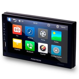 Central Multimídia Mirror Connect Bluetooth Usb Positron - 2 Din