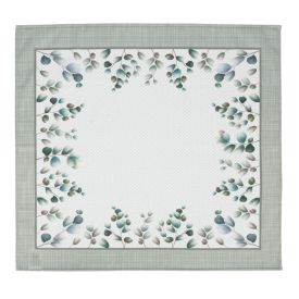Centro de Mesa 78X78 cm Clean Renova Dohler - Folhas Verdes