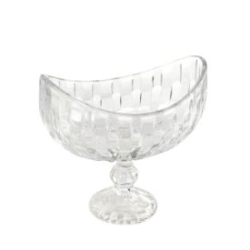 Centro De Mesa Com Pé Brusque Hauskraft - Vidro