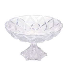Centro de Mesa com Pé Lyor Deli 32,5Cm - Cristal