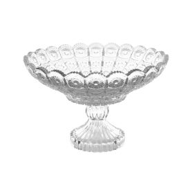 Centro De Mesa Com Pé Solar Havan Casa 30Cm - Transparente