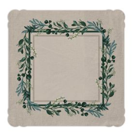 Centro De Mesa Viena 65X65cm Havan Casa - Ervas Verdes