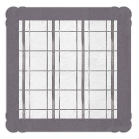 Centro De Mesa Viena 65X65cm Havan Casa - Linho Cinza Urbano