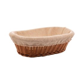 Cesta De Pão Oval Lyor 27Cm - Tecido Natural