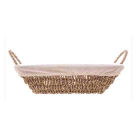 Cesta De Pão Retangular Tecido Natural Wolff 35 Cm - Natural