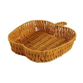 Cesta Decorativa De Maçã Trama Havan Casa 29Cm - Natural