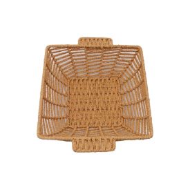 Cesta Quadrada Com Alça Havan Casa 25,5Cm - Natural