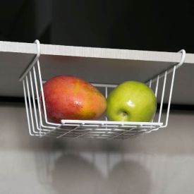 Cesta Suspensa Dicarlo Pequena 25,6Cm - Branco
