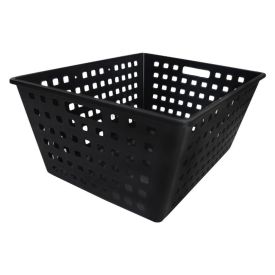 Cesto Organizador Square 13 Litros Dasplast - Preto