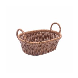 Cesto Oval Com Alça Havan Casa 22 Cm - Natural