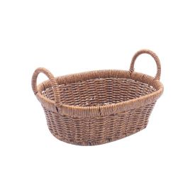 Cesto Oval Com Alça Havan Casa 28,5 Cm - Natural