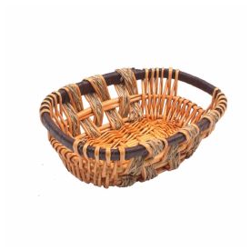 Cesto Oval Vime Havan Casa 29Cm - Marrom